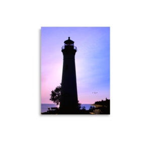 light house morning 11x14 Poster