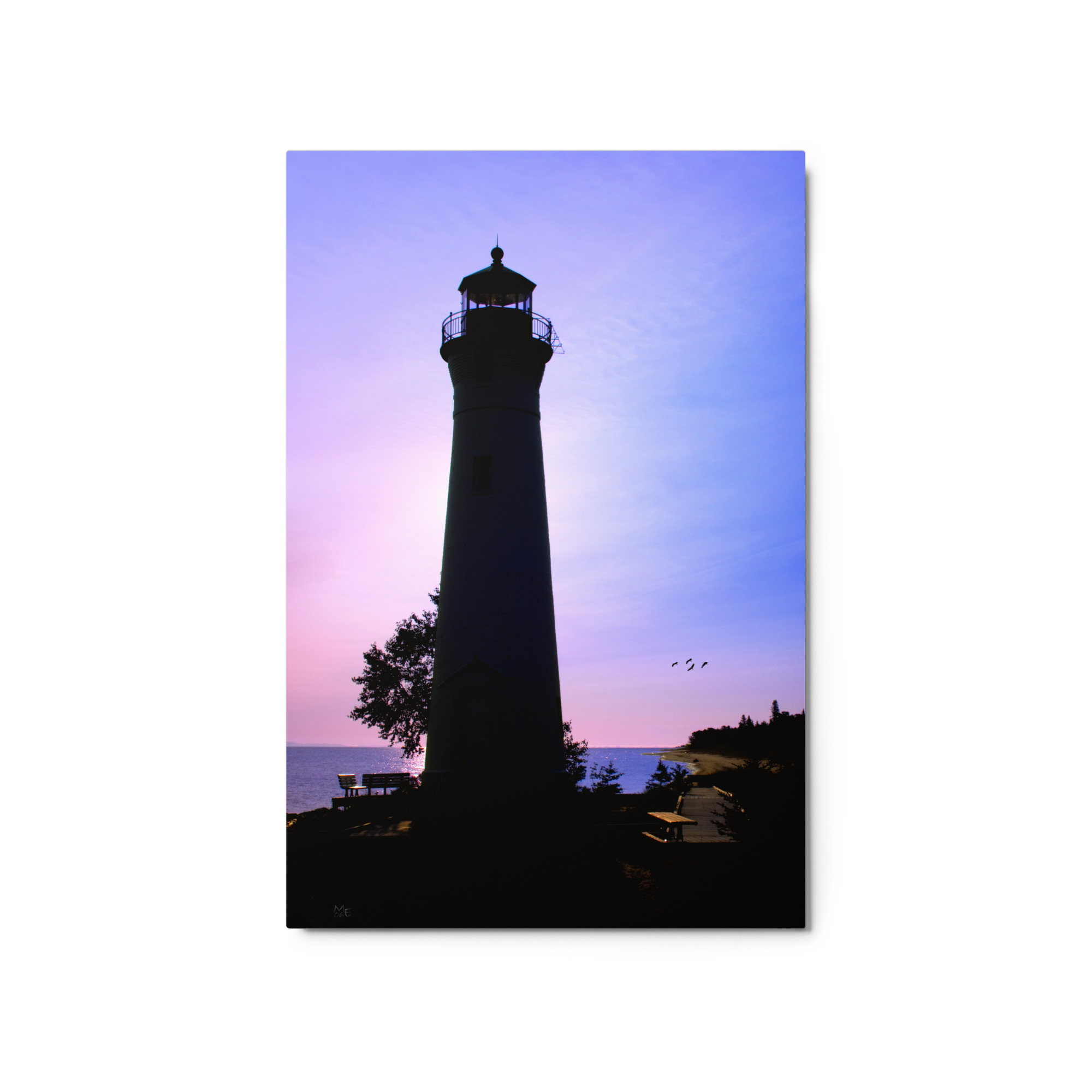 light house morning 20x30 Metal prints