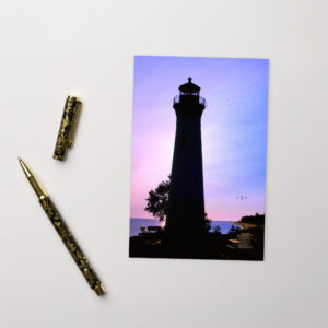 light house morning Postcard