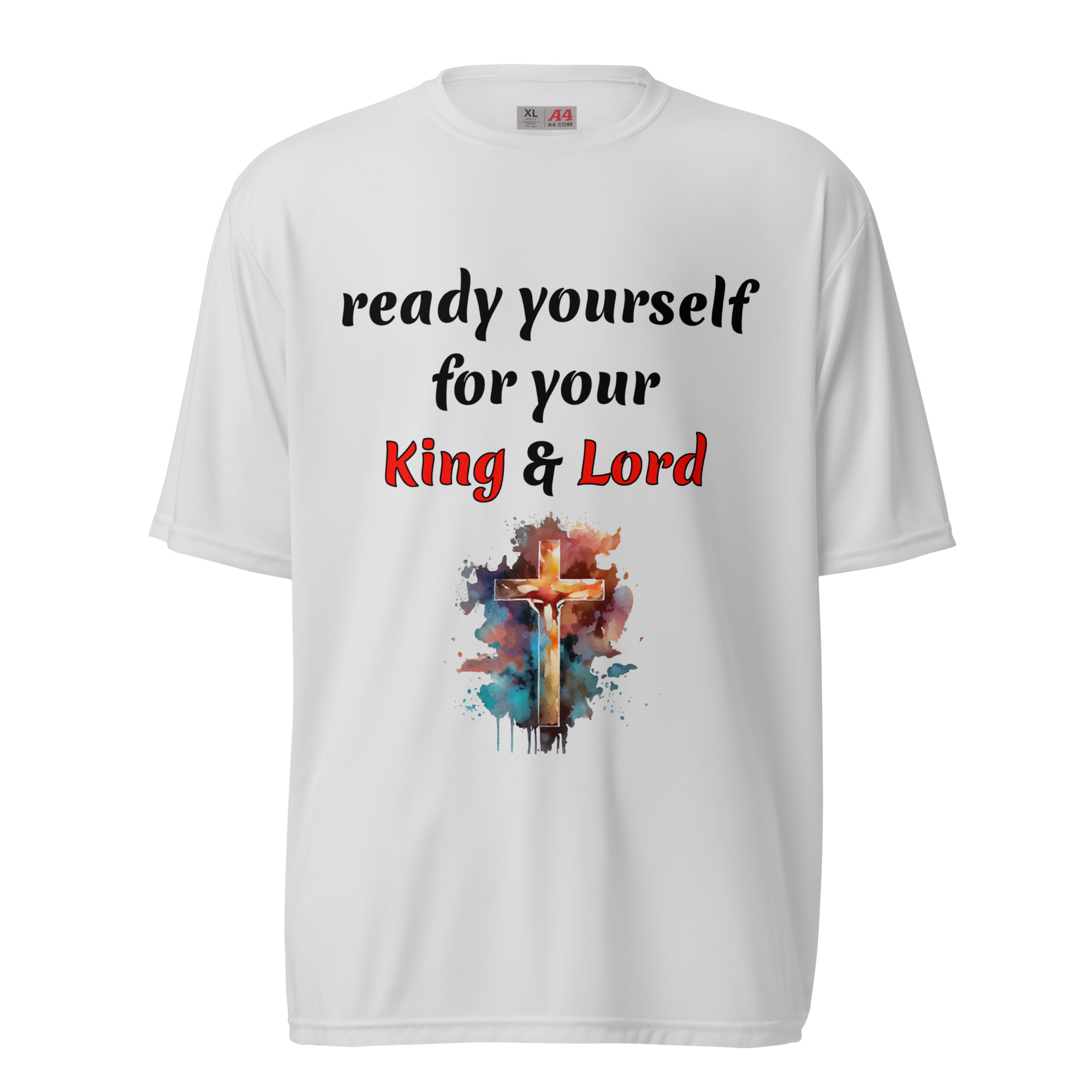 ready yourself white polyester t-shirts - Image 2