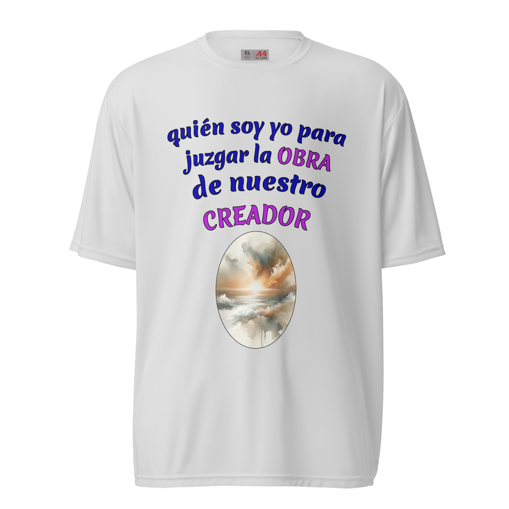 quién soy yo para juzgar camisetas blancas de poliéster - Image 2