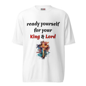 ready yourself  white polyester t-shirts