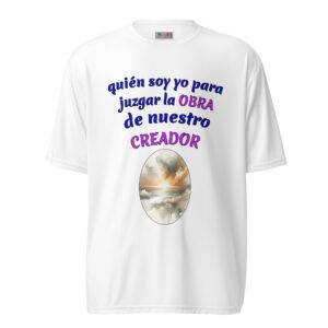 quién soy yo para juzgar camisetas blancas de poliéster