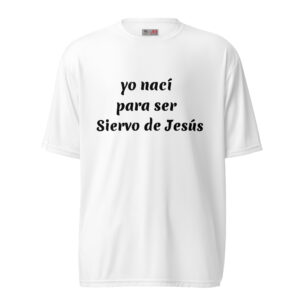 yo nací para ser camisetas blancas de poliéster
