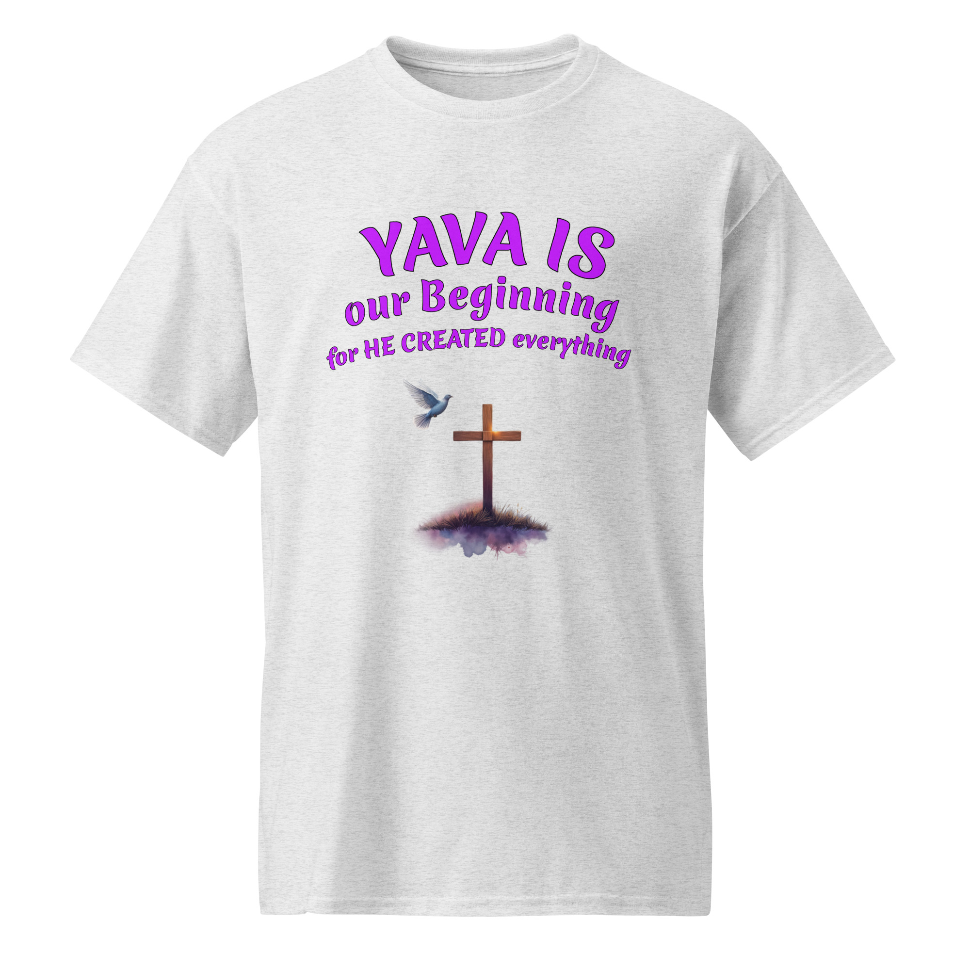 YAVA IS our beginning white cotton t-shirts - Image 3