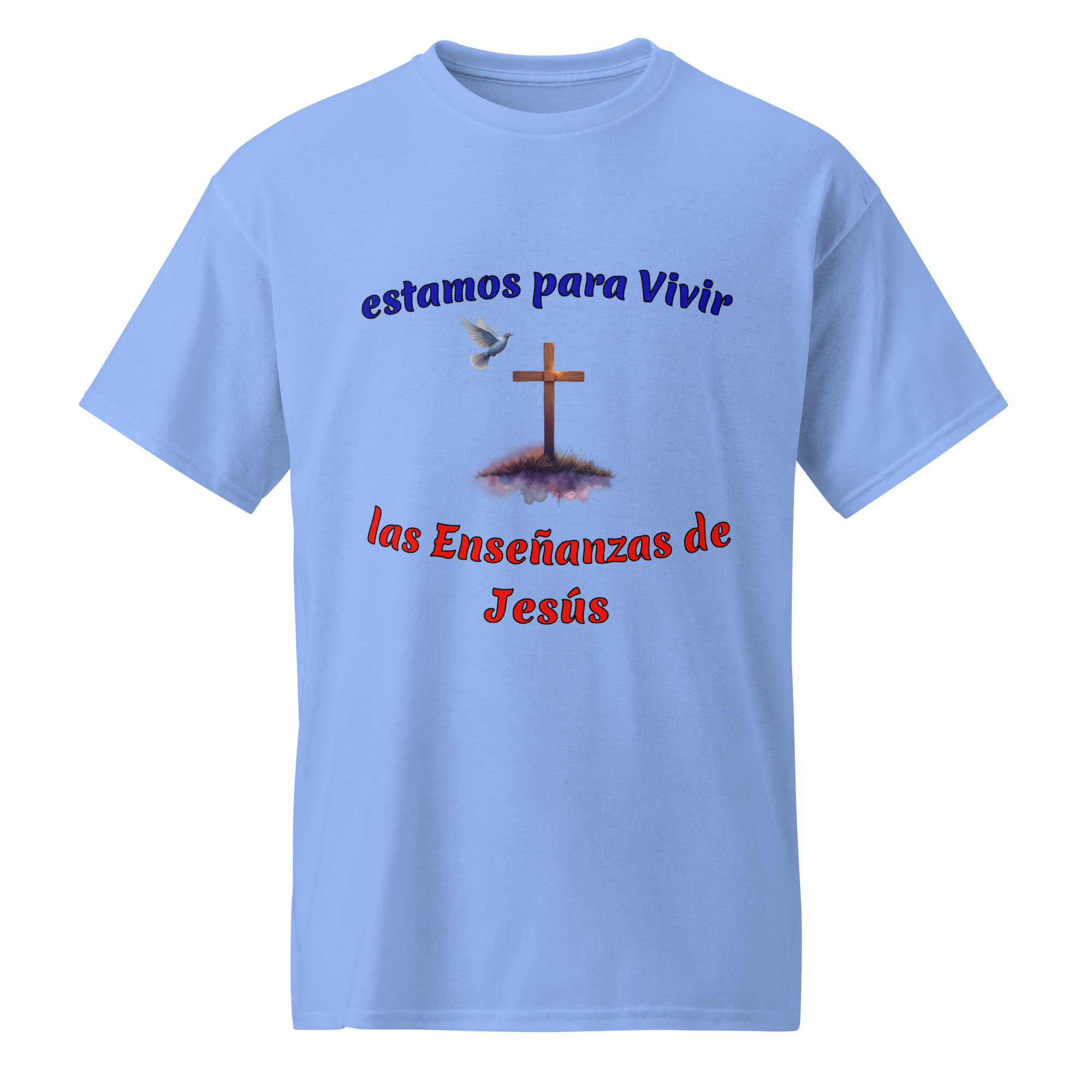 estamos para Vivir camisetas blancas de algodón - Image 2