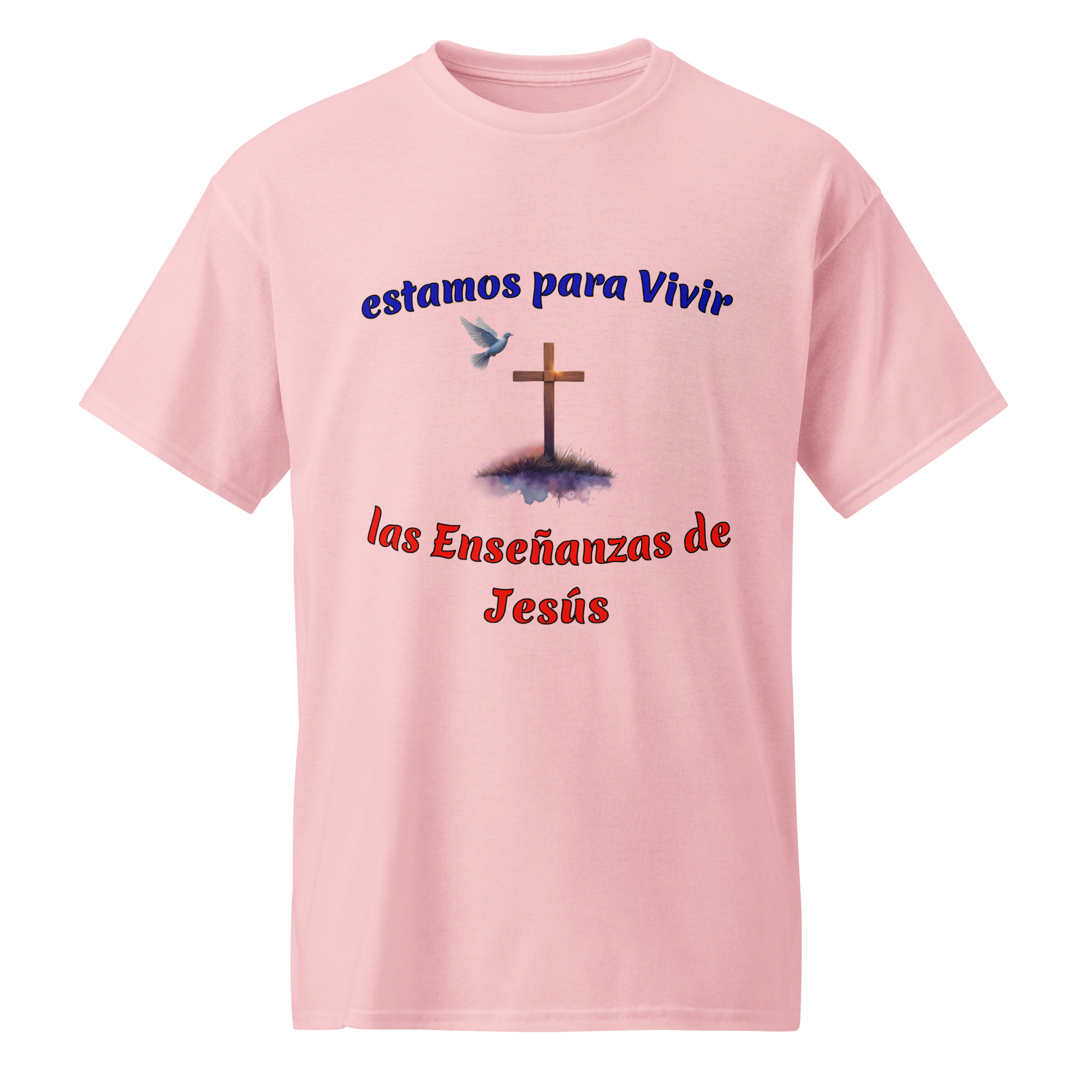 estamos para Vivir camisetas blancas de algodón