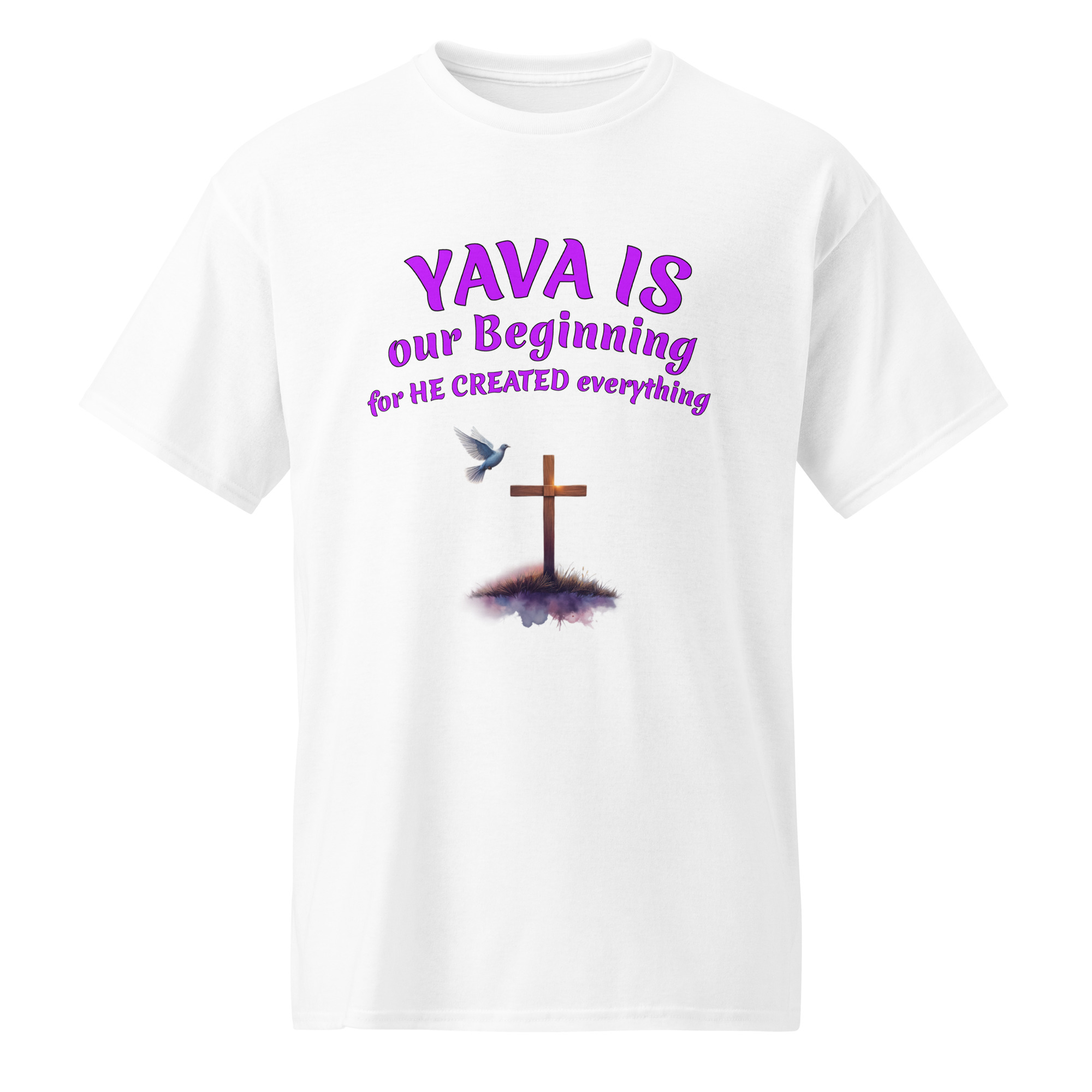 YAVA IS our beginning white cotton t-shirts - Image 4