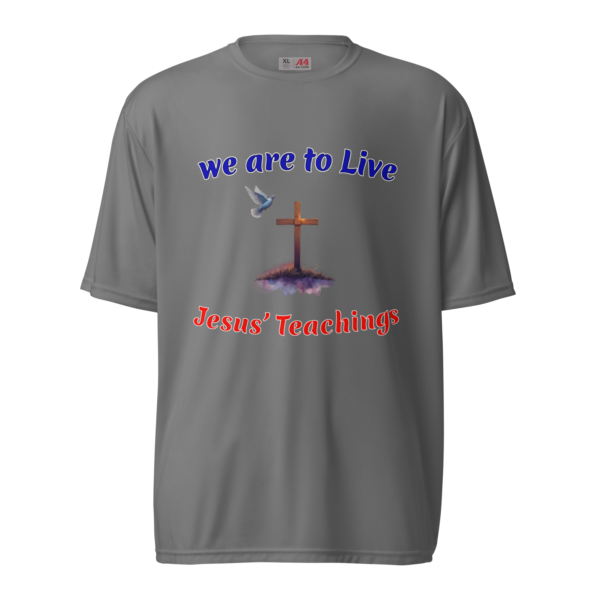 we are to Live dark polyester t-shirts - Image 4