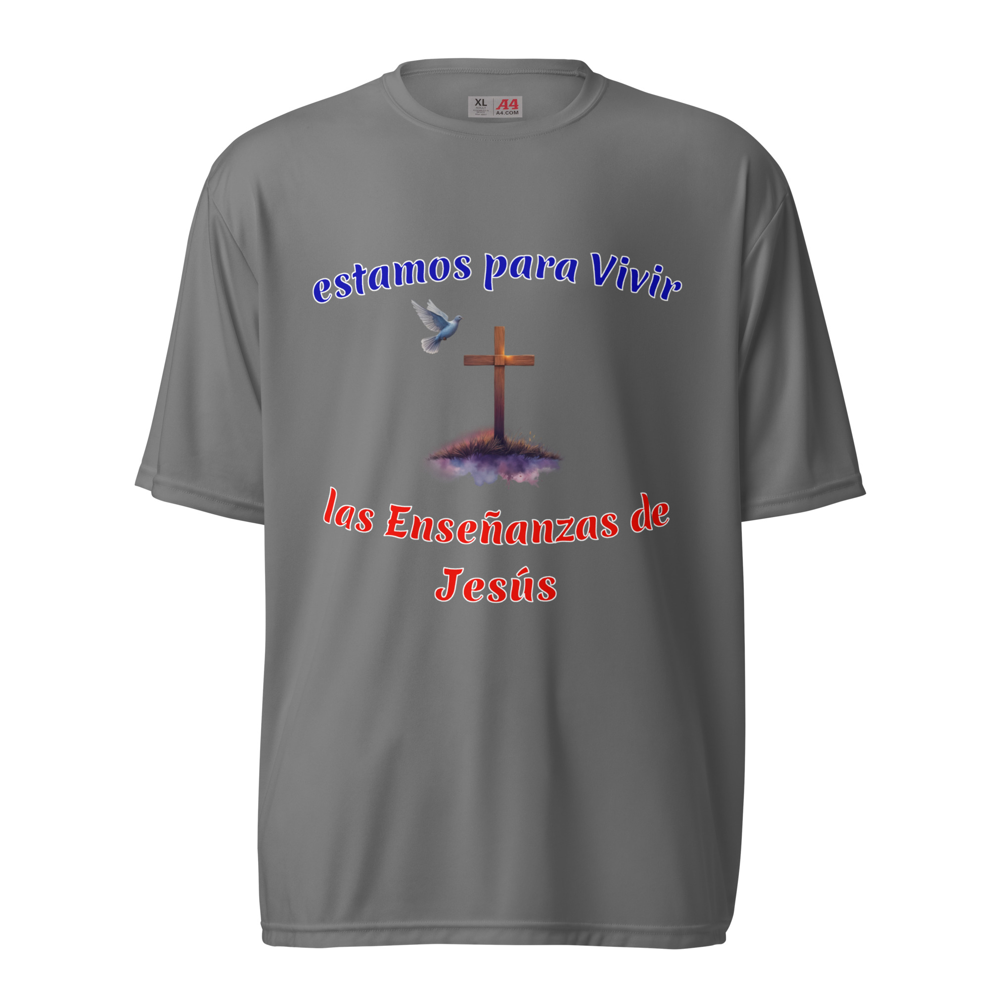 estamos para Vivir camisetas oscuras de poliéster - Image 4