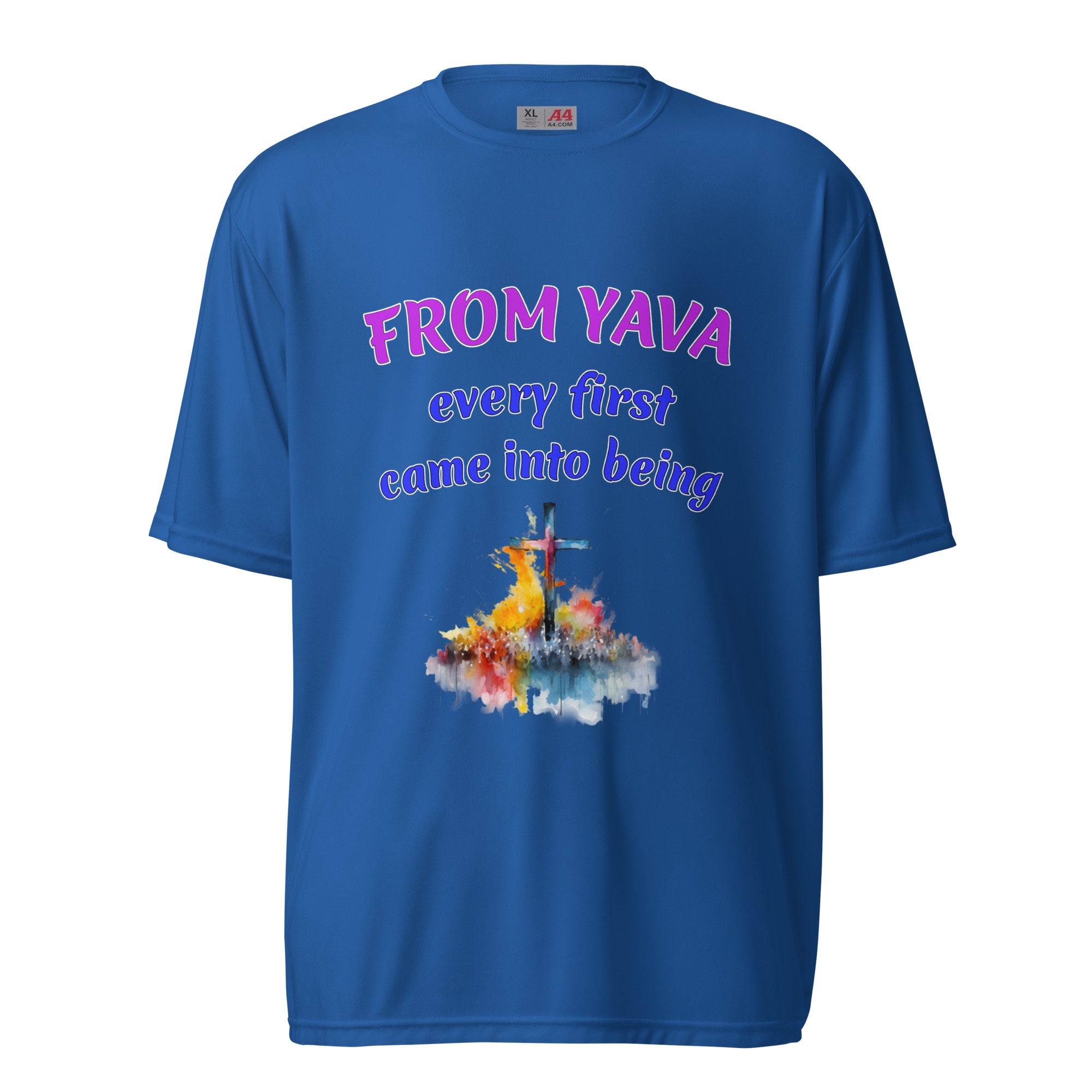 FROM YAVA every-firsts dark polyester t-shirts - Image 3