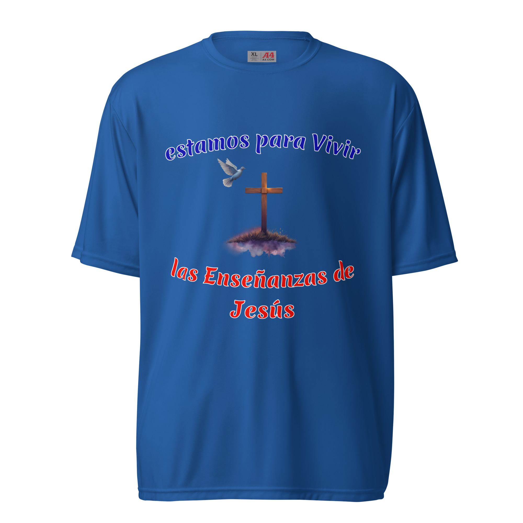 estamos para Vivir camisetas oscuras de poliéster - Image 3