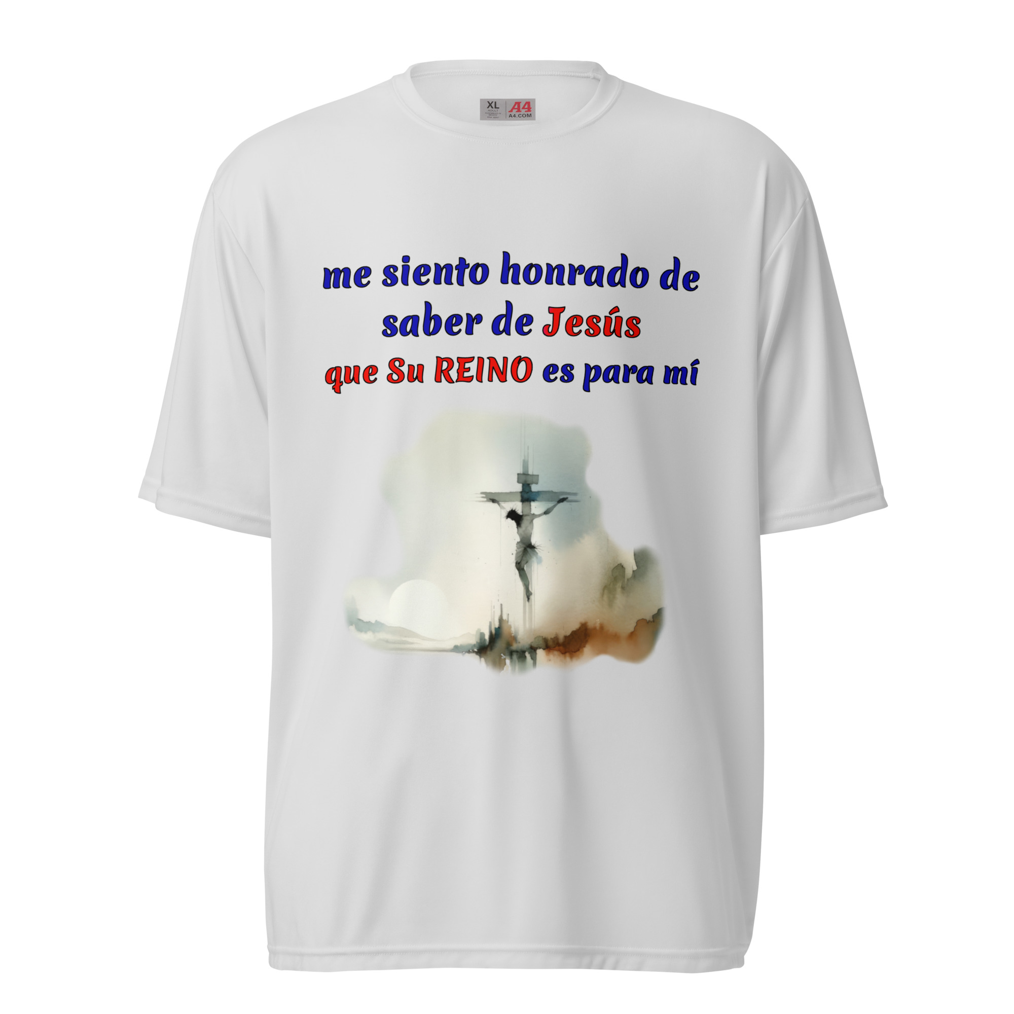 me siento honrado de white polyester t-shirts - Image 2