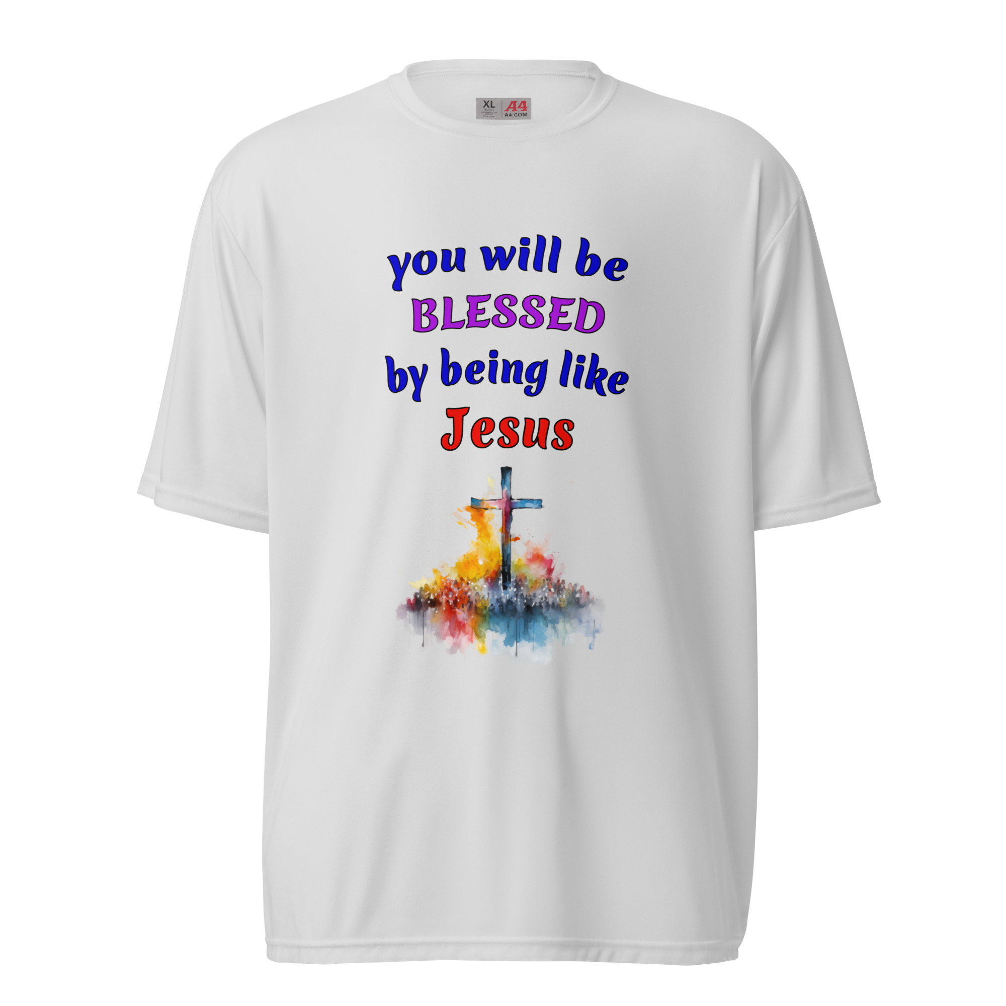 you will be BLESSED white polyester t-shirts - Image 2