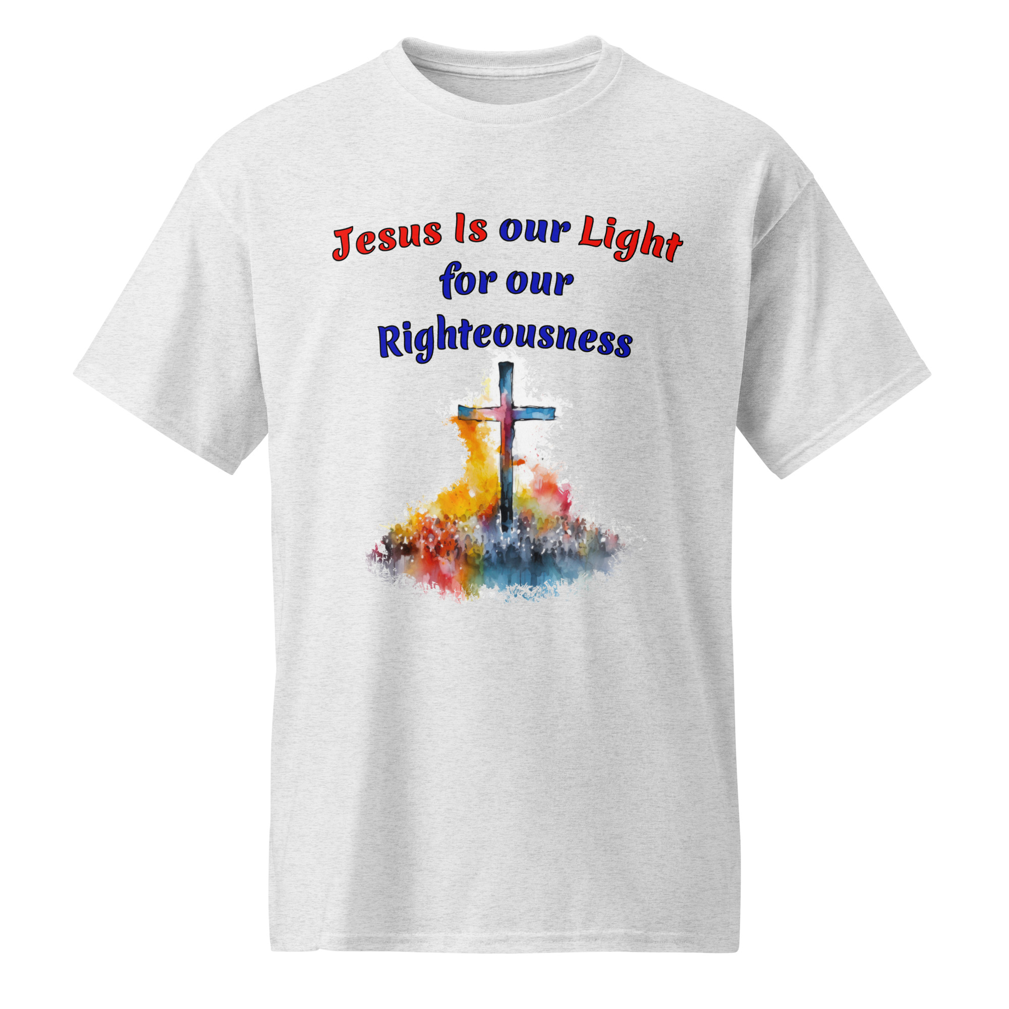 Jesus Is our Light white cotton t-shirts - Image 9