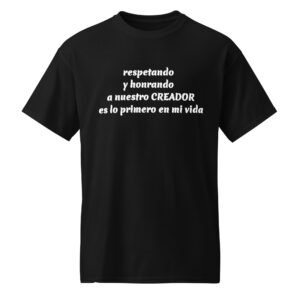 respetando y honrando camisetas oscuras de algodón