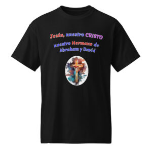 Jesús nuestro CRISTO nuestro Hermano camisetas oscuras de algodón