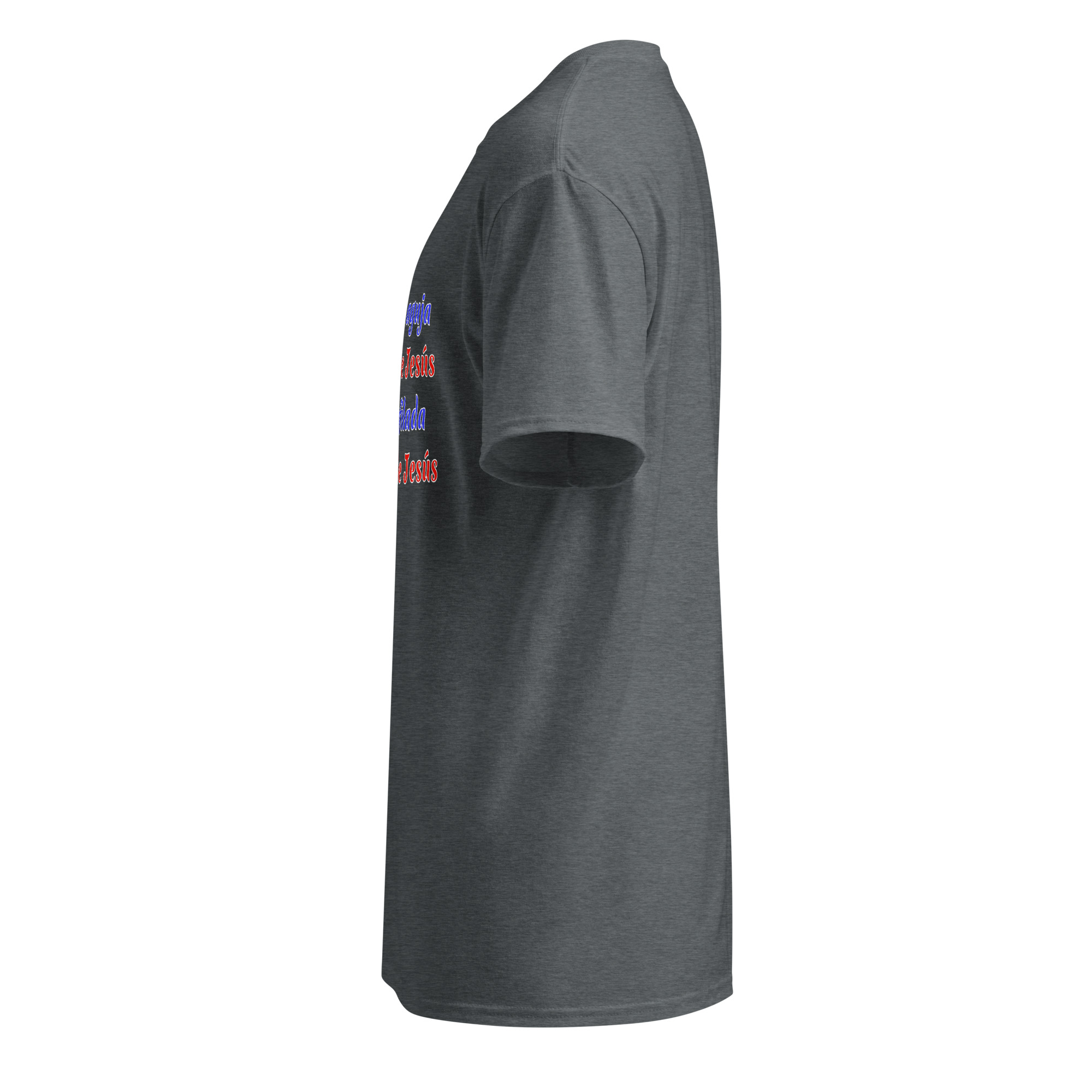 el ojo de la aguja es el Sí Sí de Jesús camisetas oscuras de algodón - Image 11