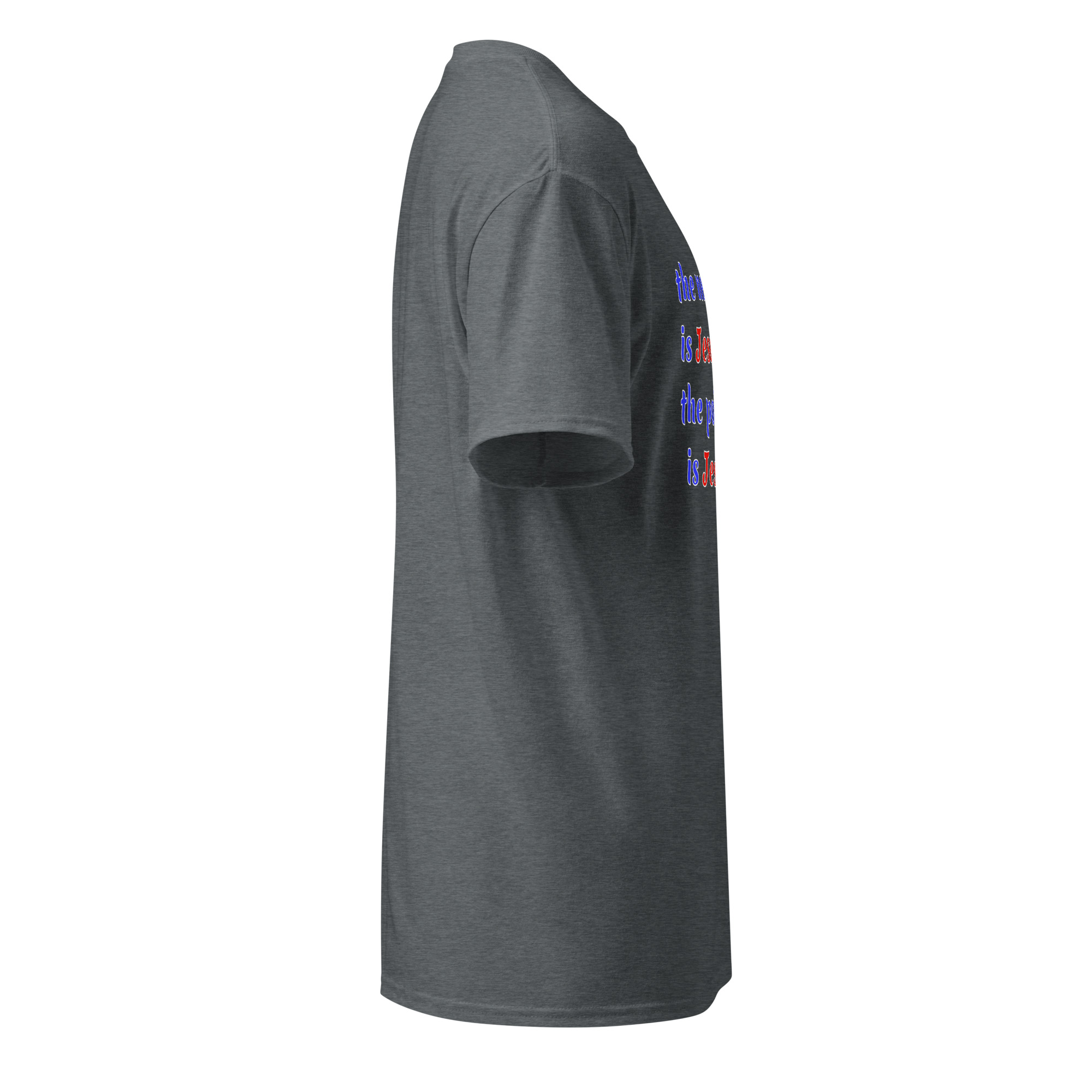 needle’s eye is Jesus’ Yes Yes dark cotton t-shirt - Image 12