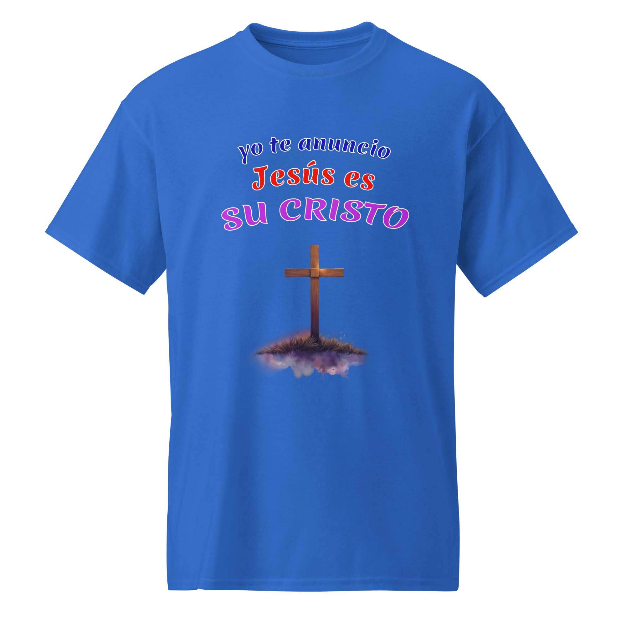 yo te anuncio camisetas oscuras de algodón - Image 13