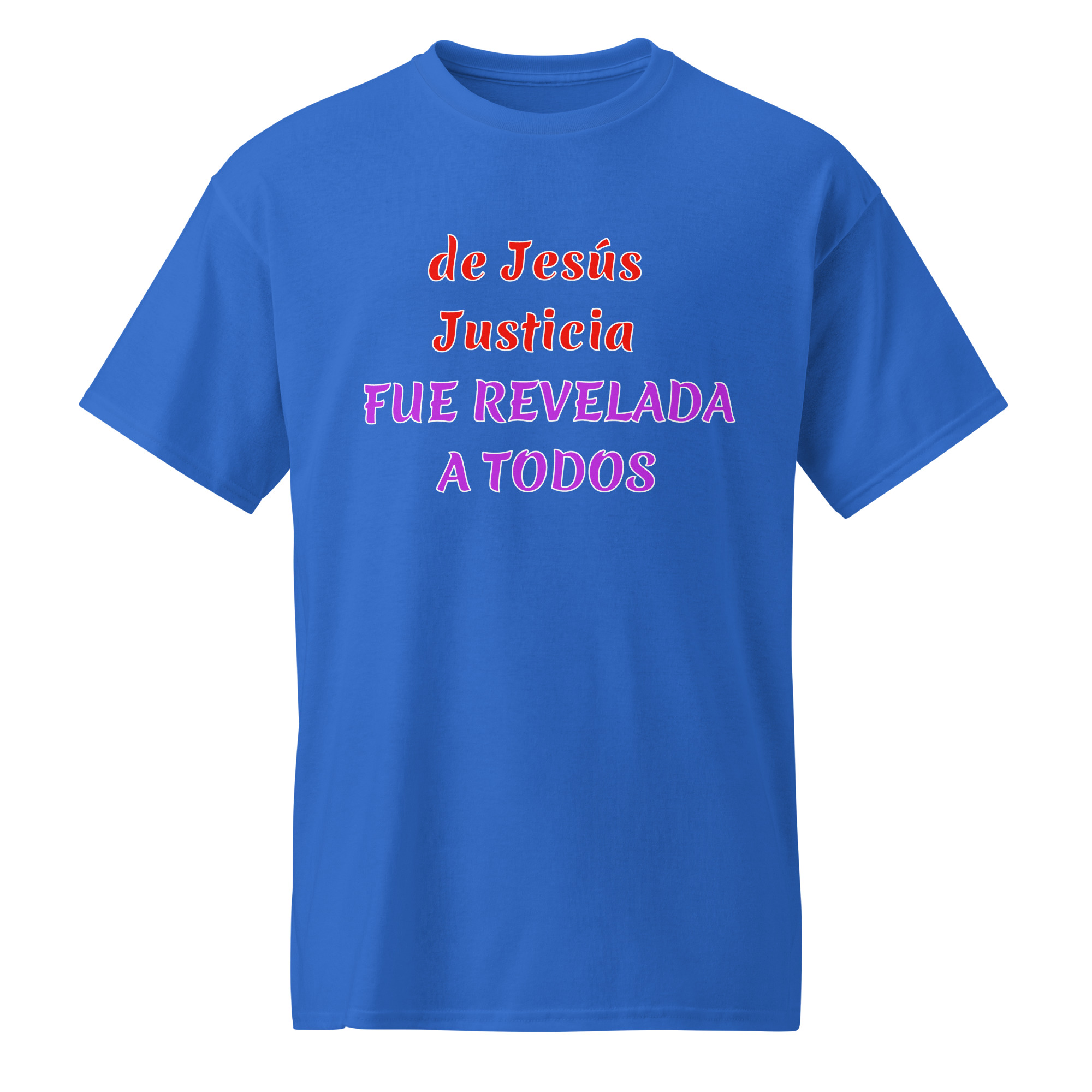 de Jesús Justicia camisetas oscuras de algodón - Image 13