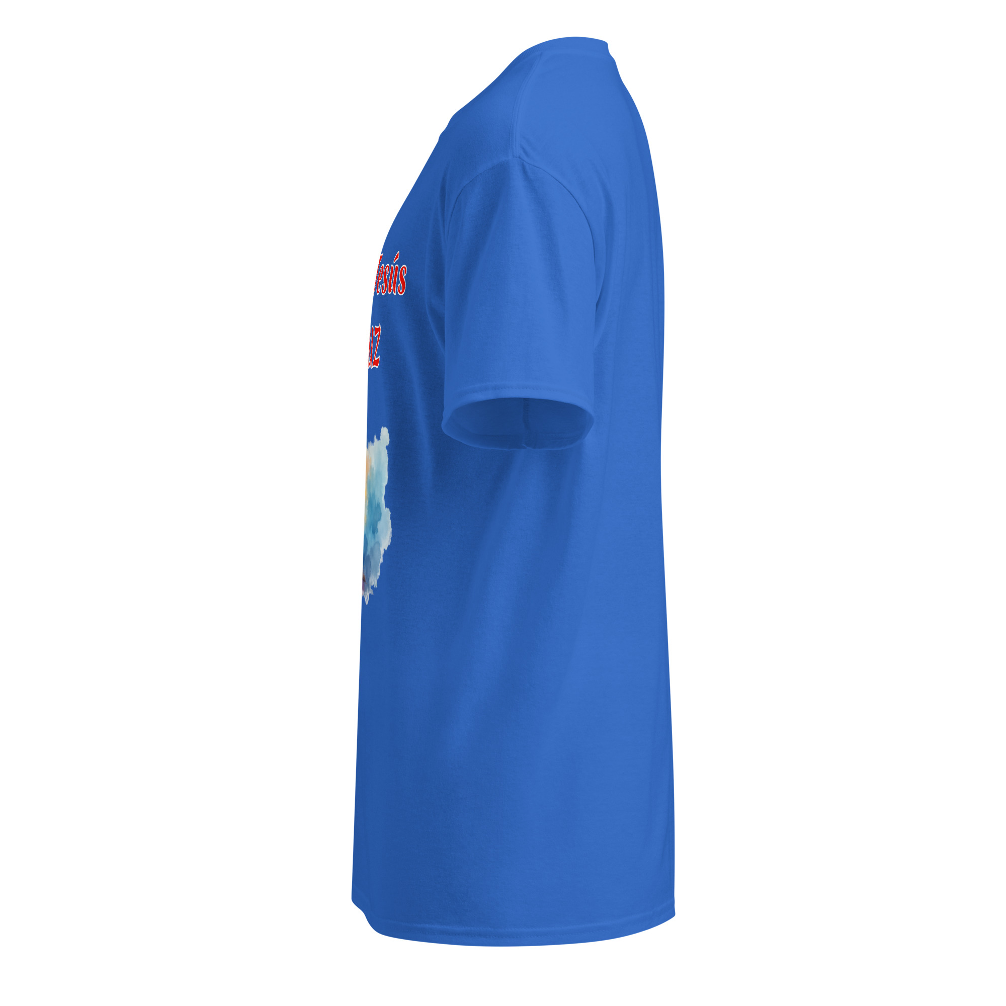 vida de Jesús ES LUZ camisetas oscuras de algodón - Image 15